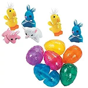 Plush Animal in Surprise Egg Plush Bunny in Plastic Egg