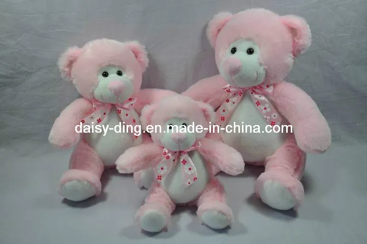 Plush Lying Cute Teddy Bear with Soft New Material
