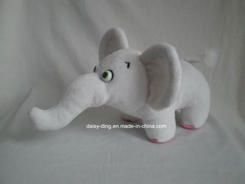 Plush Lying Elephant Gift Case