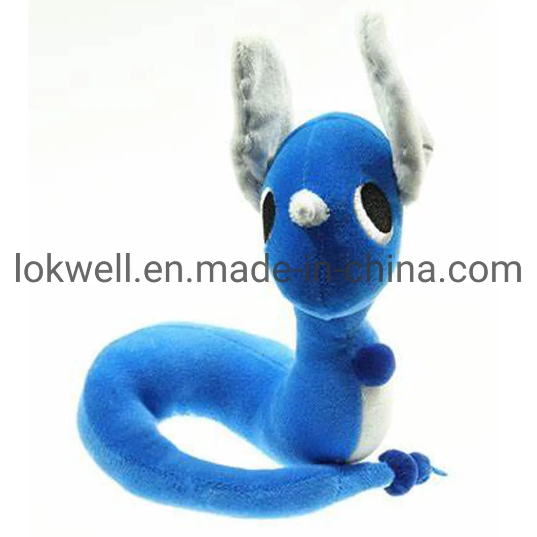 Plush Stuffed Blue Monster Cartoon Toy for Kids
