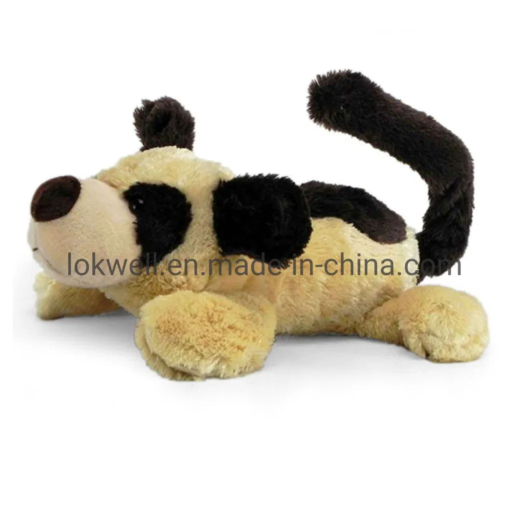 Plush Stuffing Lying Down Dog Customized Animals Children Toys