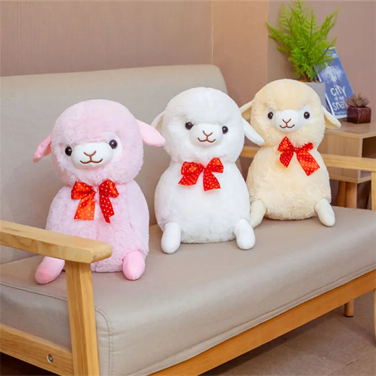 Plush Toy Lying Alpaca Doll