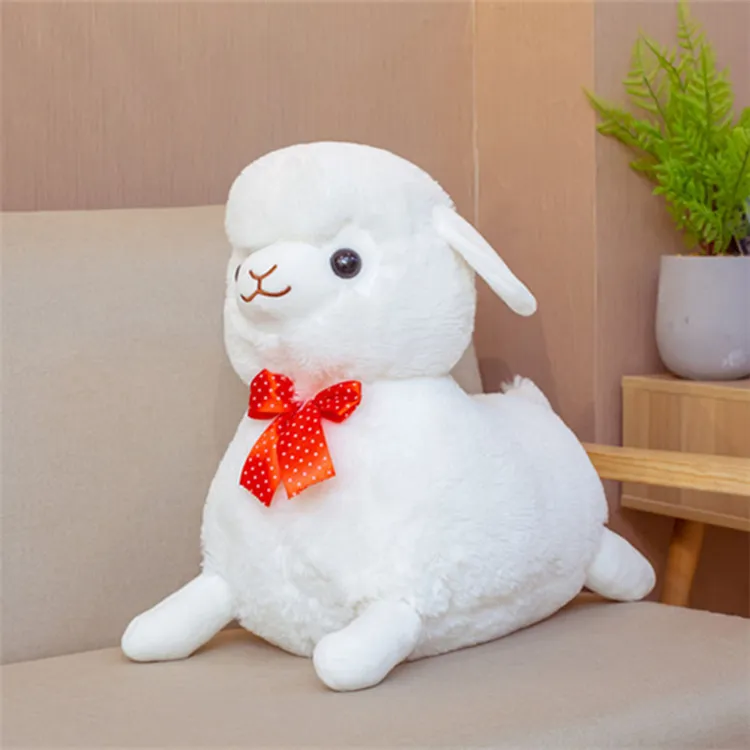 Plush Toy Lying Alpaca Doll