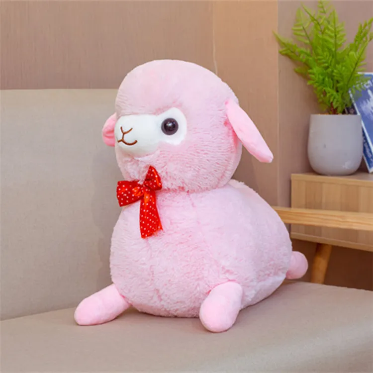 Plush Toy Lying Alpaca Doll