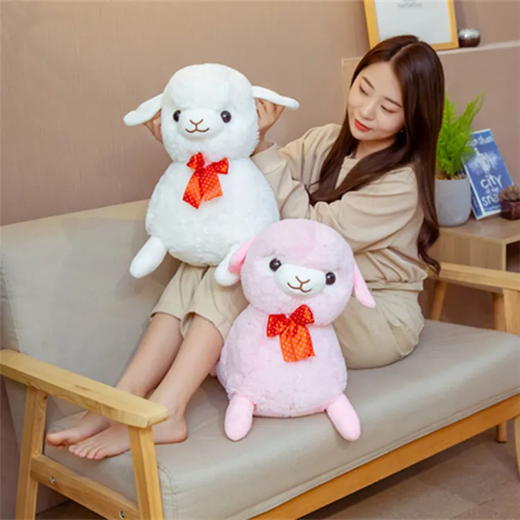 Plush Toy Lying Alpaca Doll