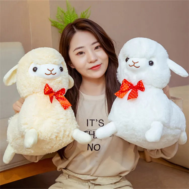 Plush Toy Lying Alpaca Doll