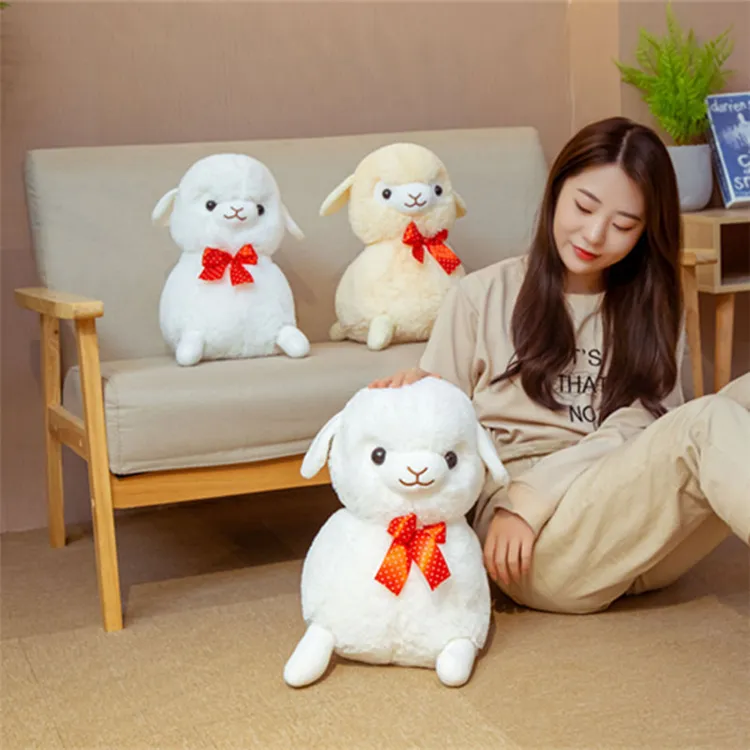 Plush Toy Lying Alpaca Doll