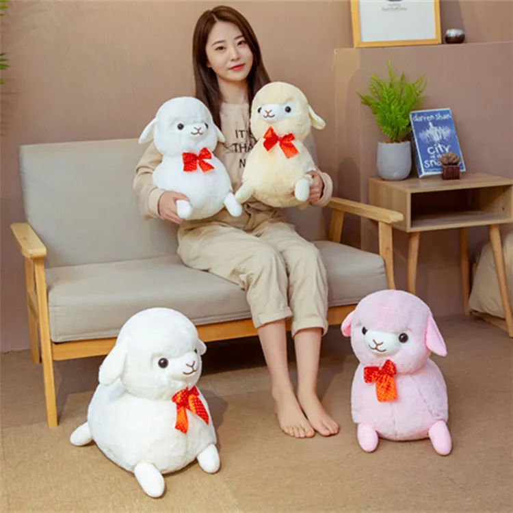 Plush Toy Lying Alpaca Doll