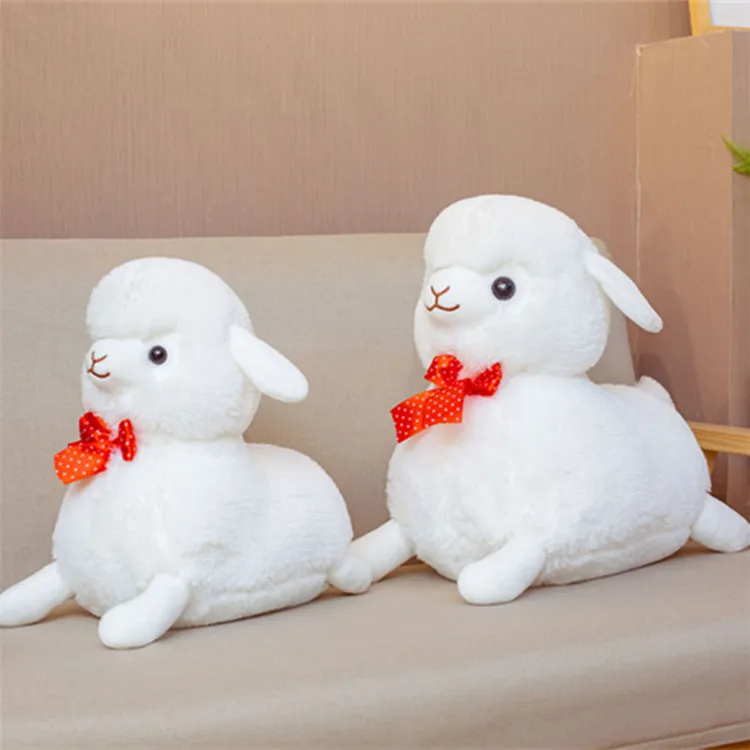 Plush Toy Lying Alpaca Doll