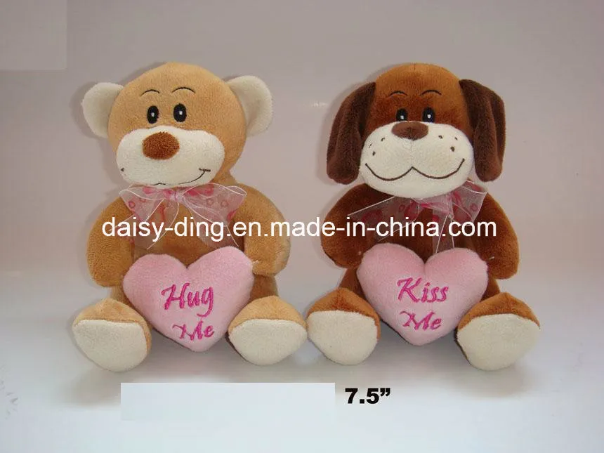 Plush Valentine Pig with Handkerchief