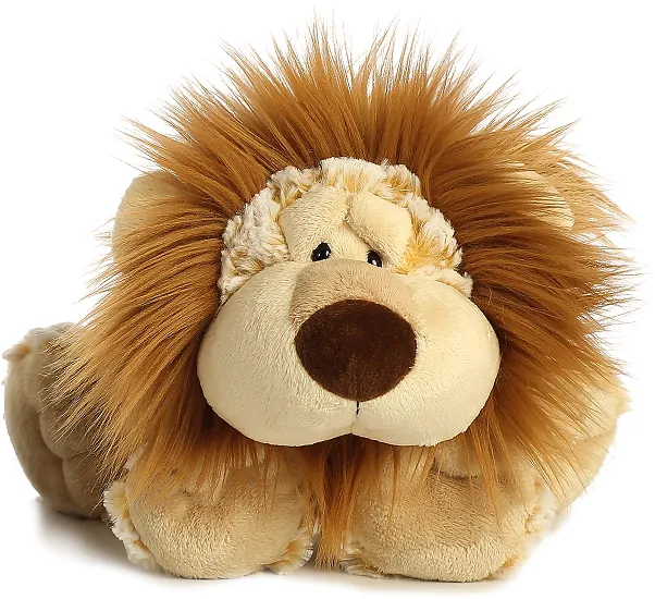 Plushy Lion Doll Stuffed Zoo Animals Gifts for Kids