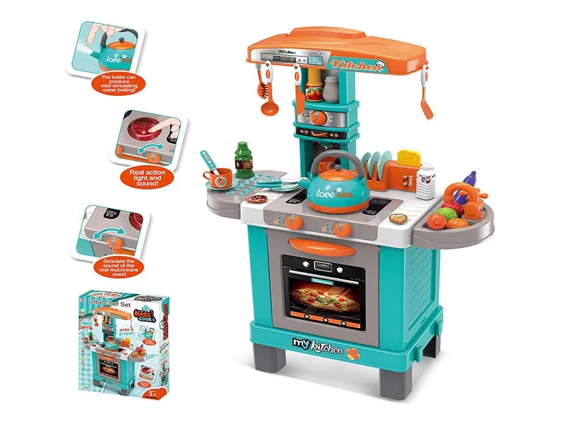 Pretend Play Toy Cooking Set Kids Kitchen Play Toy H0535586