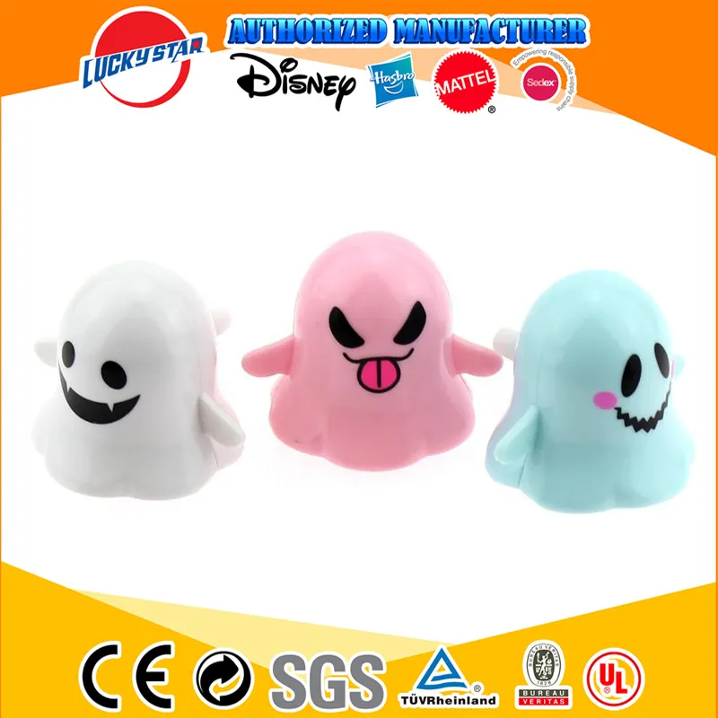 Promotion Gift Plastic Halloween Party Favors Clockwork Toys Custom Wind up Toy Motor Ghost for Kids