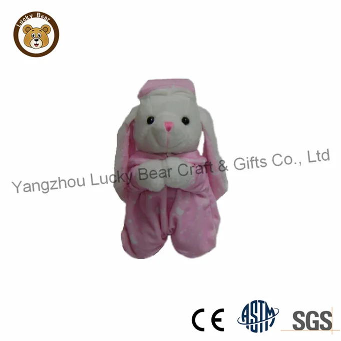 Soft Lying Bear Kids Toy with Prayer Music