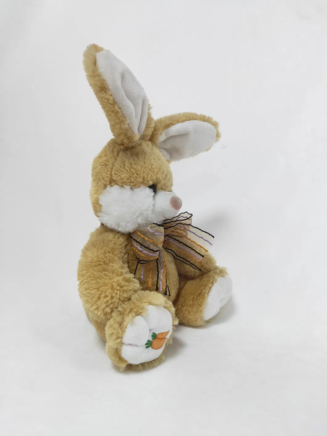 Soft Plush Stuffed Toy Plush Long Ears Cute Rabbit in Sitting Size for Easter Day Gifts
