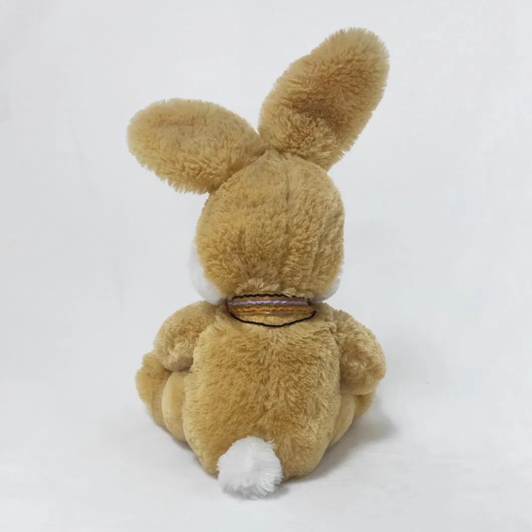 Soft Plush Stuffed Toy Plush Long Ears Cute Rabbit in Sitting Size for Easter Day Gifts