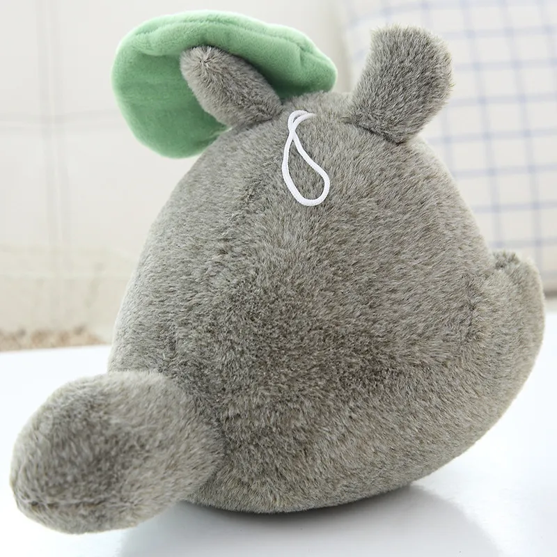 Soft Stuffed Totoro Doll Cute Cartoon Totoro with Lotus Leaf Doll Plush Toy