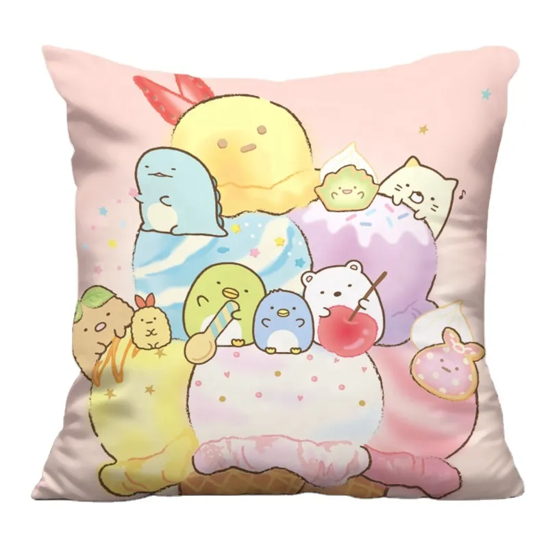 Special Pudding Snack Direct Factory Plush Lovely Brown Sloth Cactus Silk Pillow