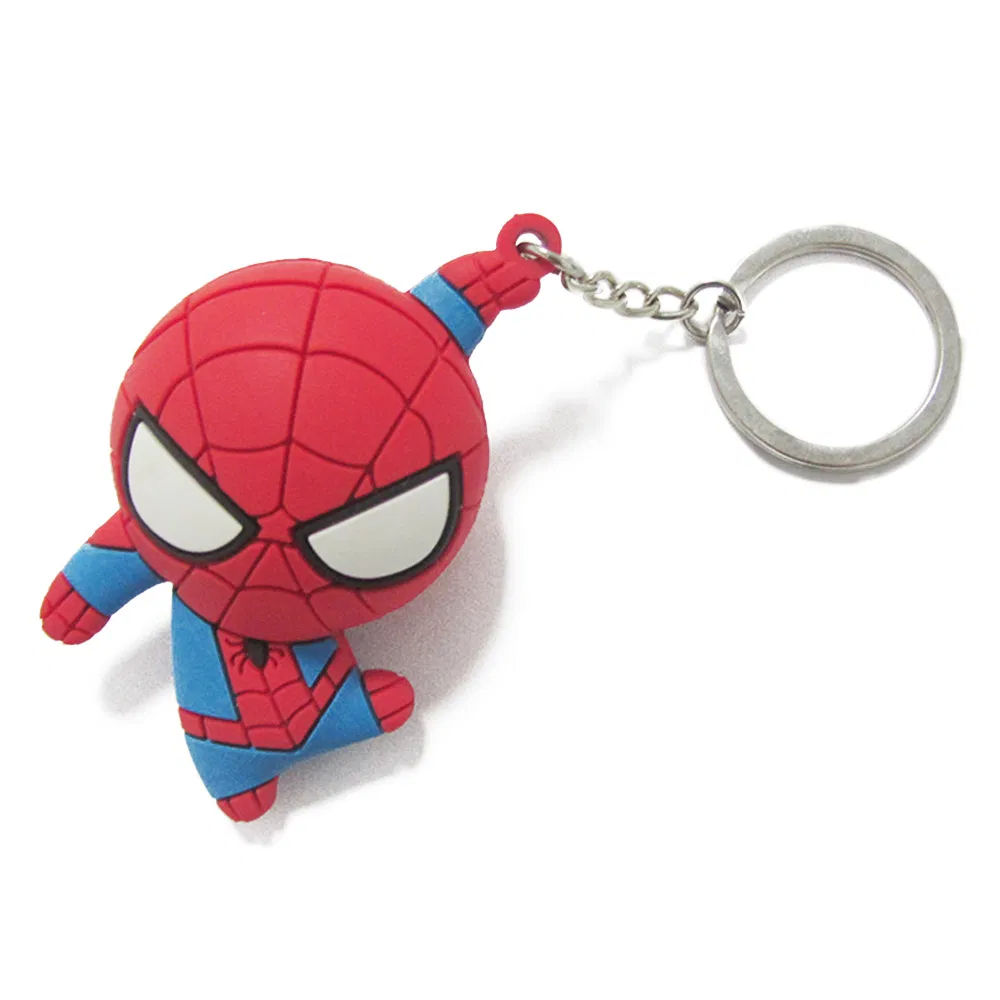 Spiderman 3D Figure Soft PVC Keychain