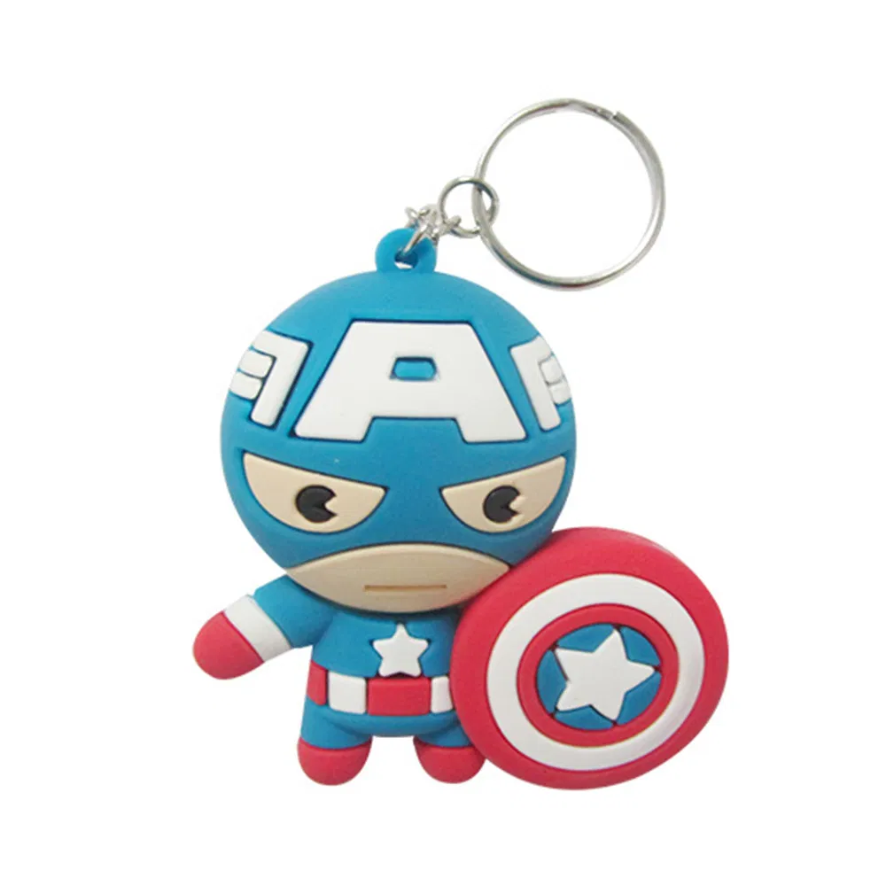 Spiderman 3D Figure Soft PVC Keychain