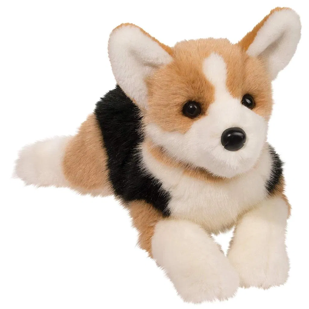 Stuffed Animal Toy Corgi Dog Decoration Toy for Kids