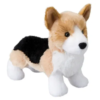 Stuffed Animal Toy Corgi Dog Decoration Toy for Kids