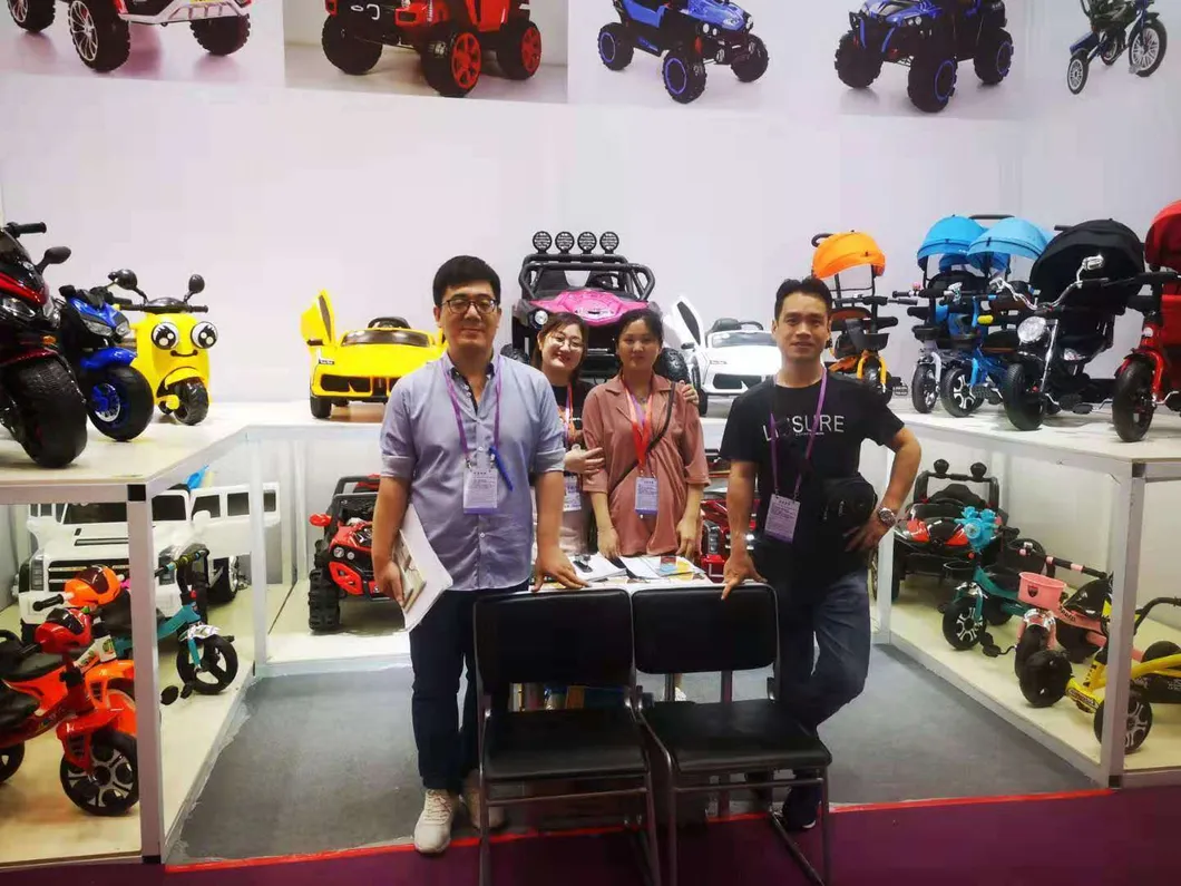 SUV Power 12V Battery Ride on Toys Car Remote Control Rubber Sound Black