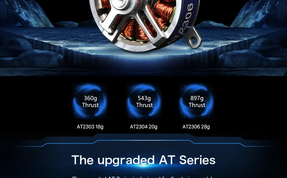 T-Motor Short Shaft At2306 2300kv BLDC Motor for 3D F3p RC Model