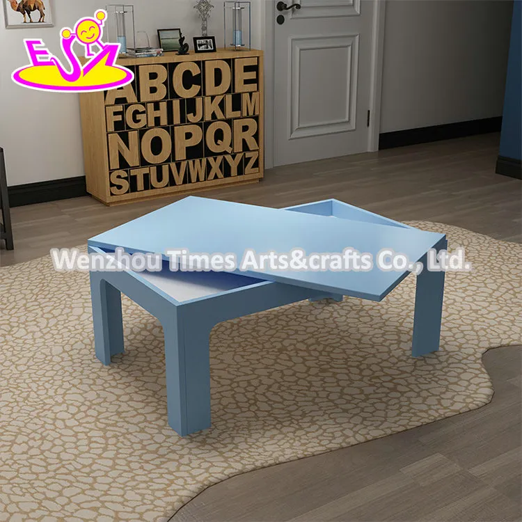 Top Fashion Educational DIY Wooden Bloks Building Table for Children W08g288b