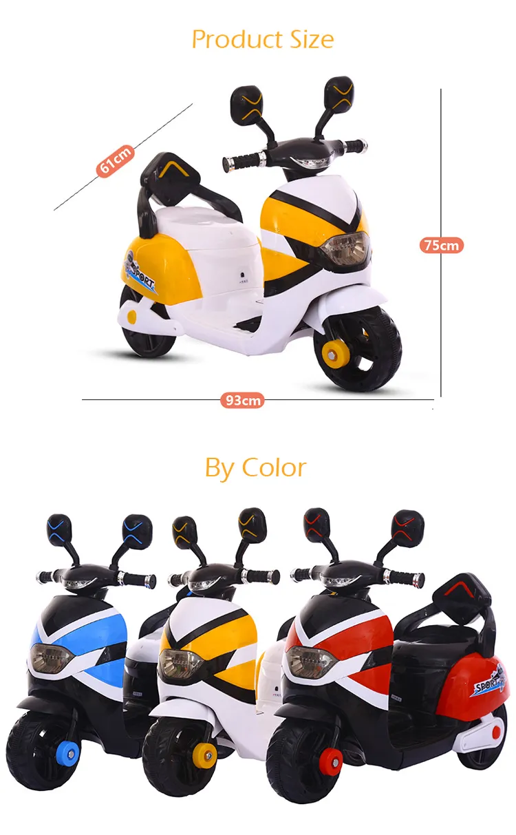 Top Sale Aby Ride on Car Music Light Electric Motorcycle