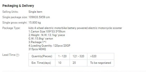 Top Sale Aby Ride on Car Music Light Electric Motorcycle