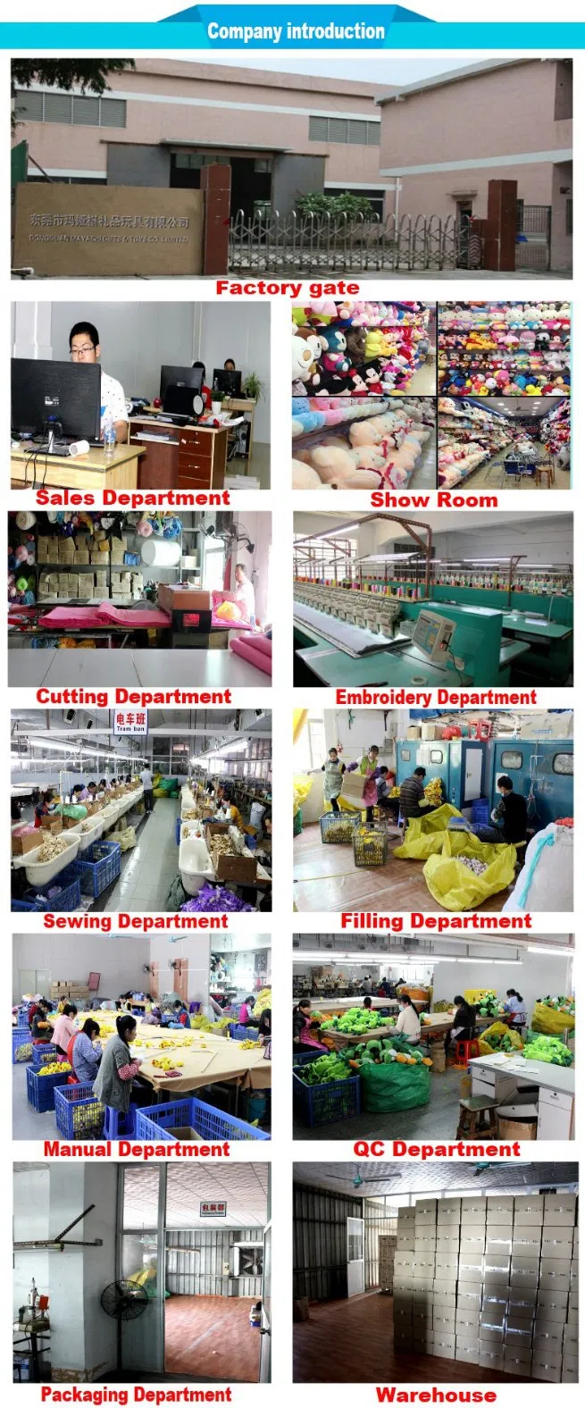 Wholesale Plush Stuffed Animal Soft Rhinoceros Toys